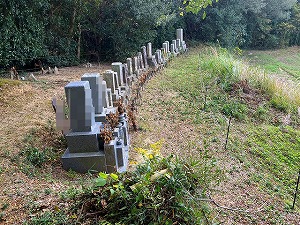 力石池墓地（淡路市）のお墓