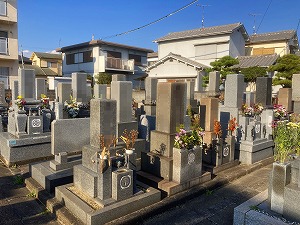 古田墓地（加古郡播磨町）のお墓