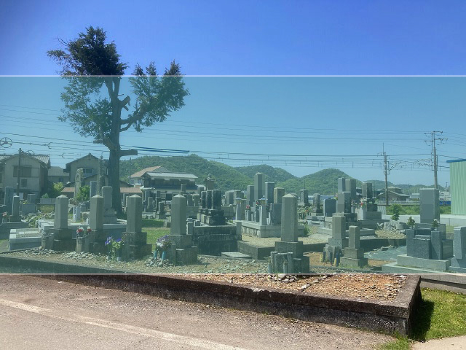 今市墓地の墓地風景