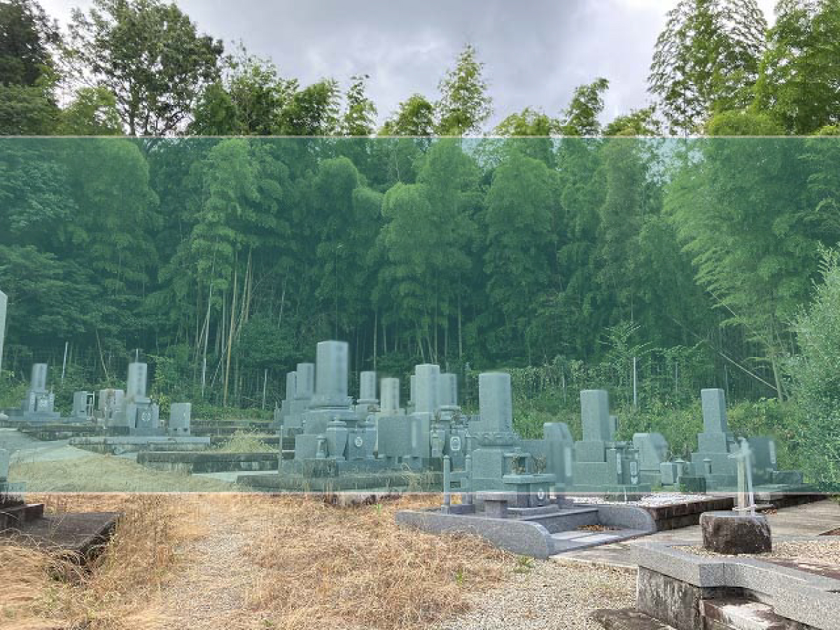 倉谷町墓地の墓地風景