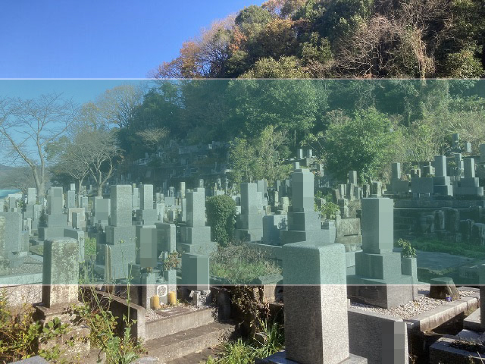 北条霊園の墓地風景