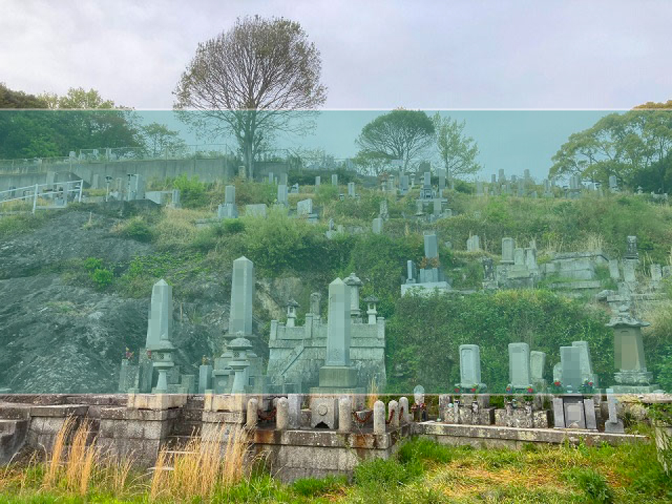 和久霊苑の墓地風景