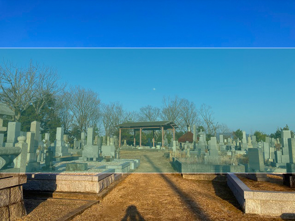 広野墓地の墓地風景
