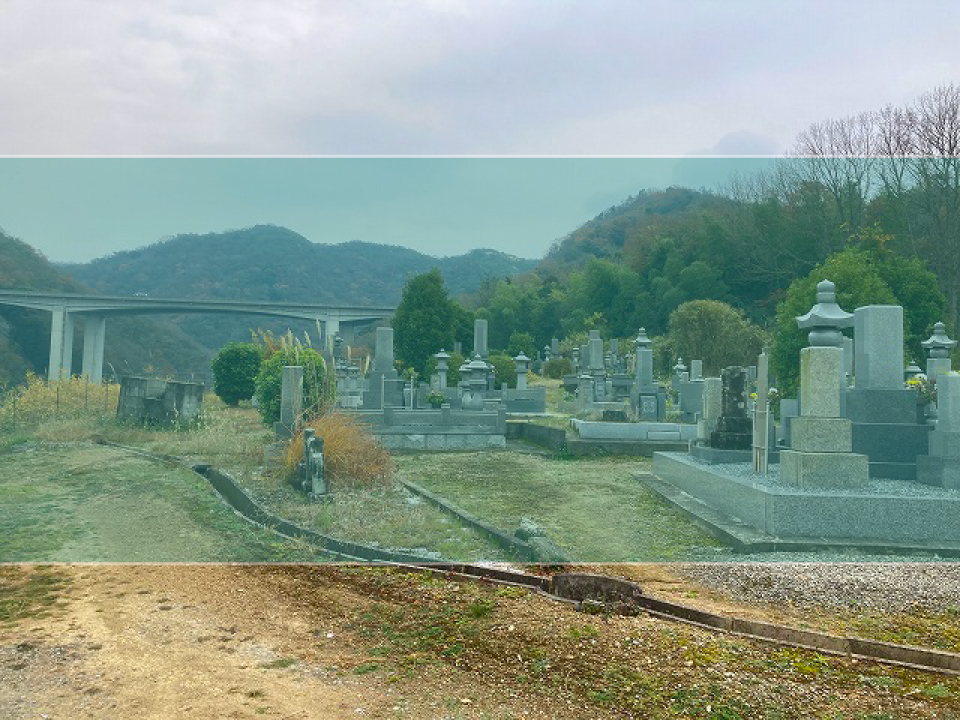 戸田共同墓地の墓地風景