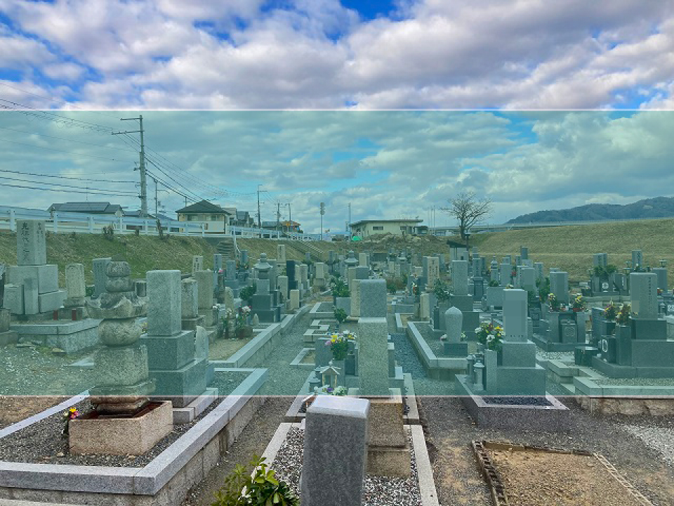東久代墓地の墓地風景