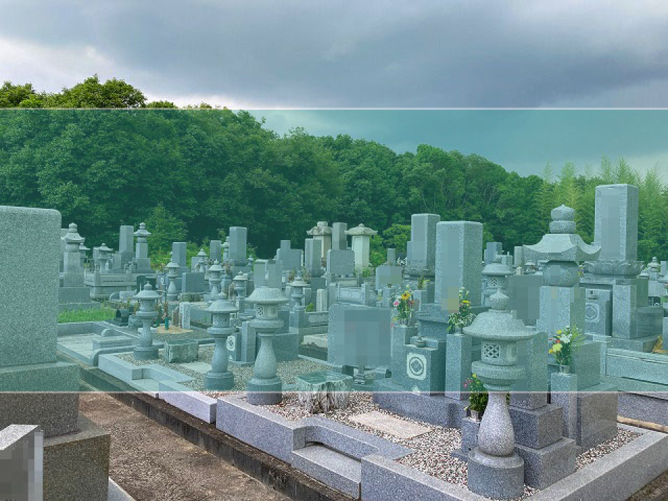 東山浄苑の墓地風景